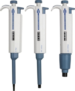 NANOCOLOR Digitalkolbenhubpipette 50-200 &mu;l, einstellbar, mit Spitzenabwurfvorrichtung