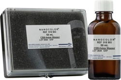 NANOCOLOR CSB-freies Wasser Packung à 50 ml, Glasflasche