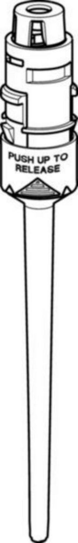 Unterteil, 1-Kanal, für Eppendorf Reference® 2 und Xplorer® (plus), 20 μL, Farbcode: hellgrau