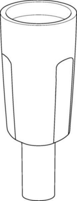 Abwerfhülse, variabel, für Eppendorf Reference® 2, 2,5 mL, Farbcode: rot