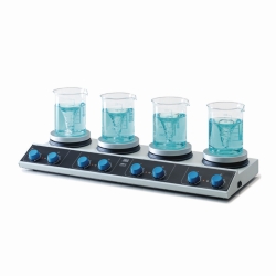 Mehrstellen-Magnetrührer mit Heizung AM 4