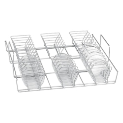 Einsatz 1/1, E 118 für z.B. 38 Petrihalbschalen 100 mm Durchmesser