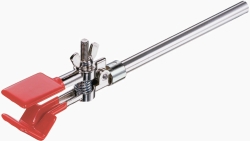 Stativklemme 13-40 mm, Zinkdruckguss, vernickelt, kunststoffbeschichtet