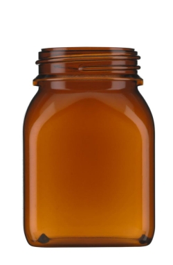 PVC-WH-Behälter 500 ml braun, ohne Verschluß VE=162