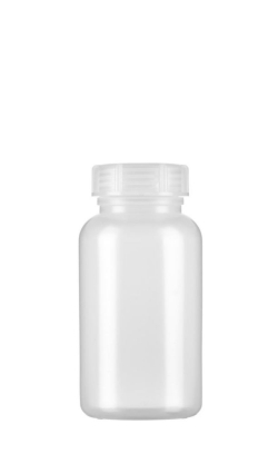 LDPE-Weithalsflaschen 500 ml naturfarben, mit Verschluß VE=130
