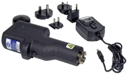 Elektronische Öffnungszange für 20mm Alu-Bördelkappen 6,6V, mit Aufladestation und Steckerset