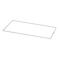 Folientest-Rahmen FT 6 Außenmaße 220 x 410 mm (LxB) Edelstahl
