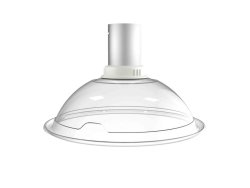 Kuppelhaube zur Quellenabsaugung Ø 350 mm, PETG
