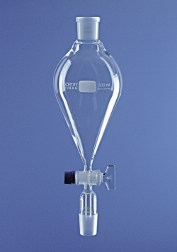 Tropftrichter 1000 ml, NS 29/32 kugelförmig, Glasküken