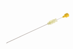Spinalkanülen 20 G x 3 ½" mit Quincke-Schliff, gelb, steril, 0,9x90 mm, VE=8x25