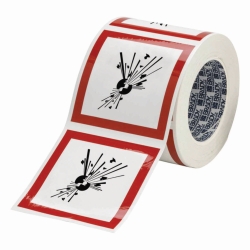 Etiketten mit GHS-Symbolen, Rolle