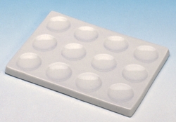 Tüpfelplatten, Porzellan