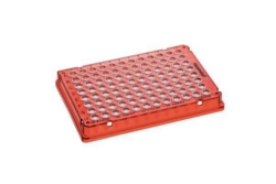 Eppendorf twin.tec&reg; PCR Plate 96 LoBind&reg;, skirted, 150 &mu;L, PCR clean, rot, 25 Platten